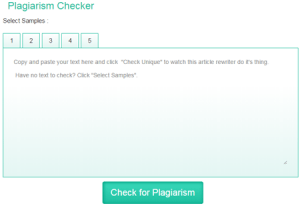 Plagiarism Checker by Small SEO Tools